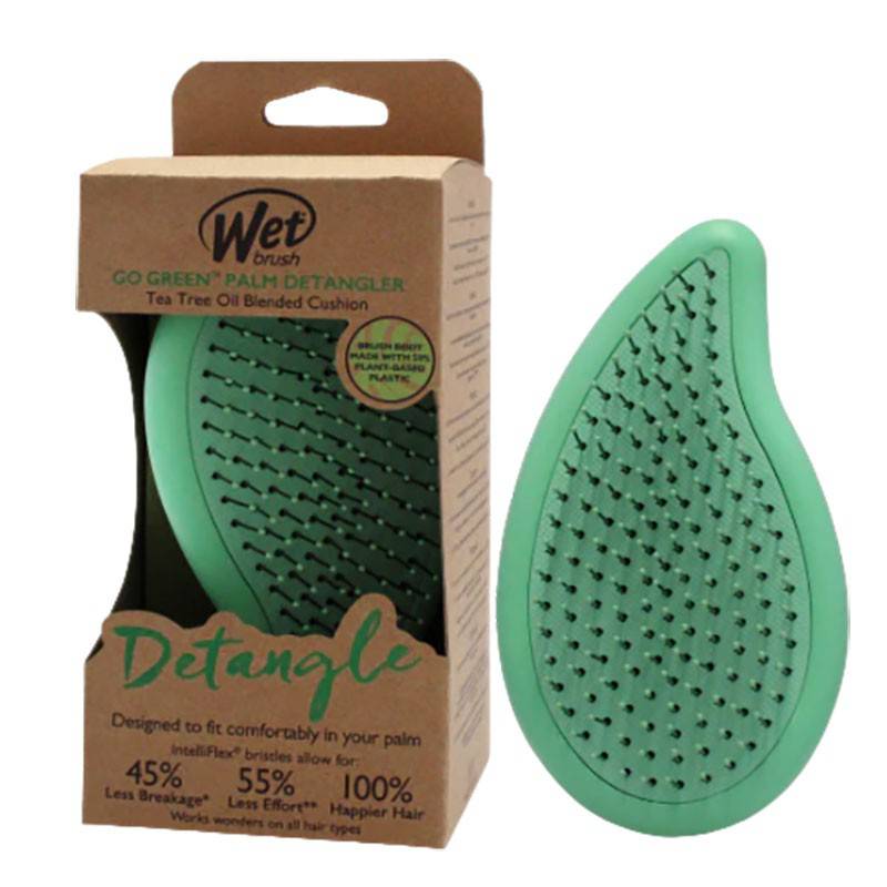 Wet Brush Go Green Palm Detangler Tea Tree Oil