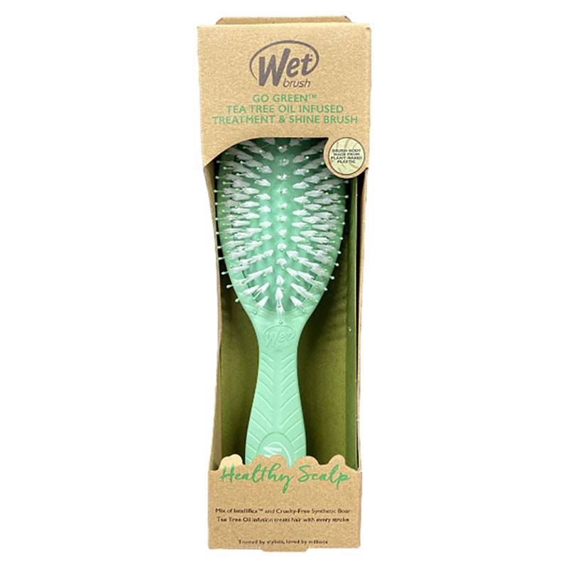 Wet Brush Go Green Treatment & Shine Brush Tea Tree Oil