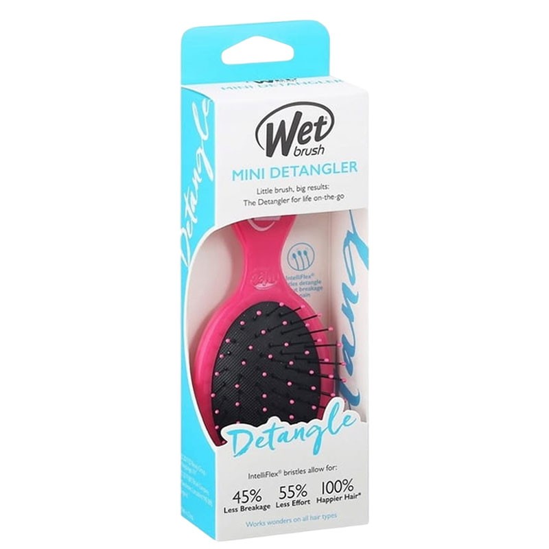 Wet Brush Mini Detangler Brush Pink