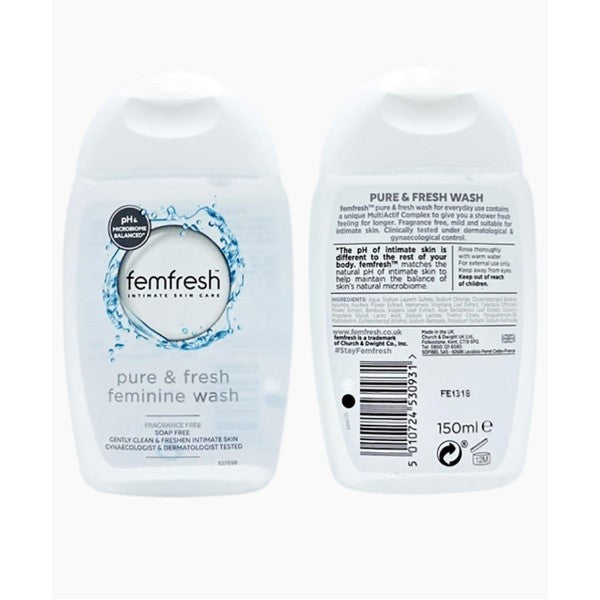 Femfresh Intimate Skin Care Pure And Fresh Fragrance Free Wash