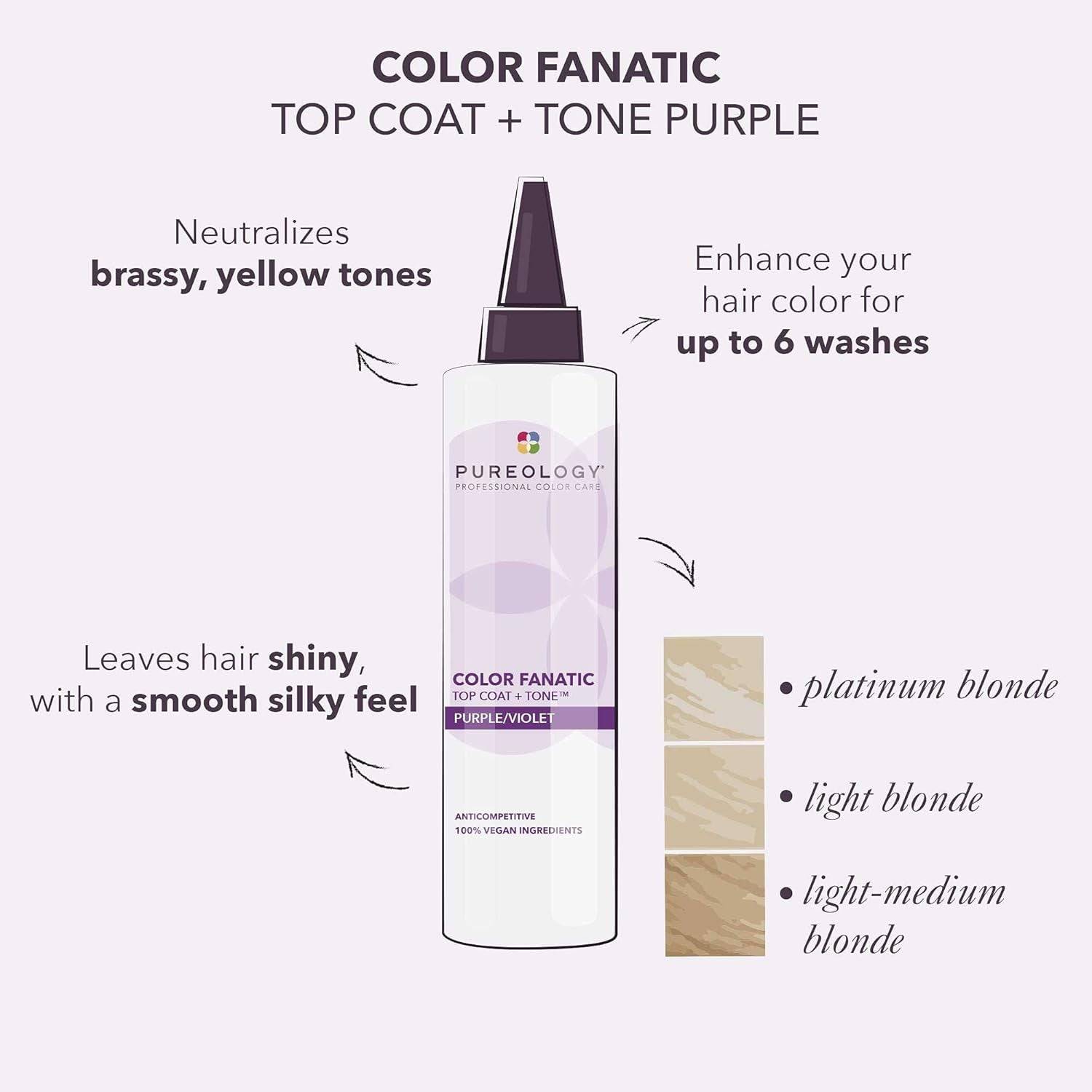 Pureology Color Fanatic Top Coat & Tone Purple