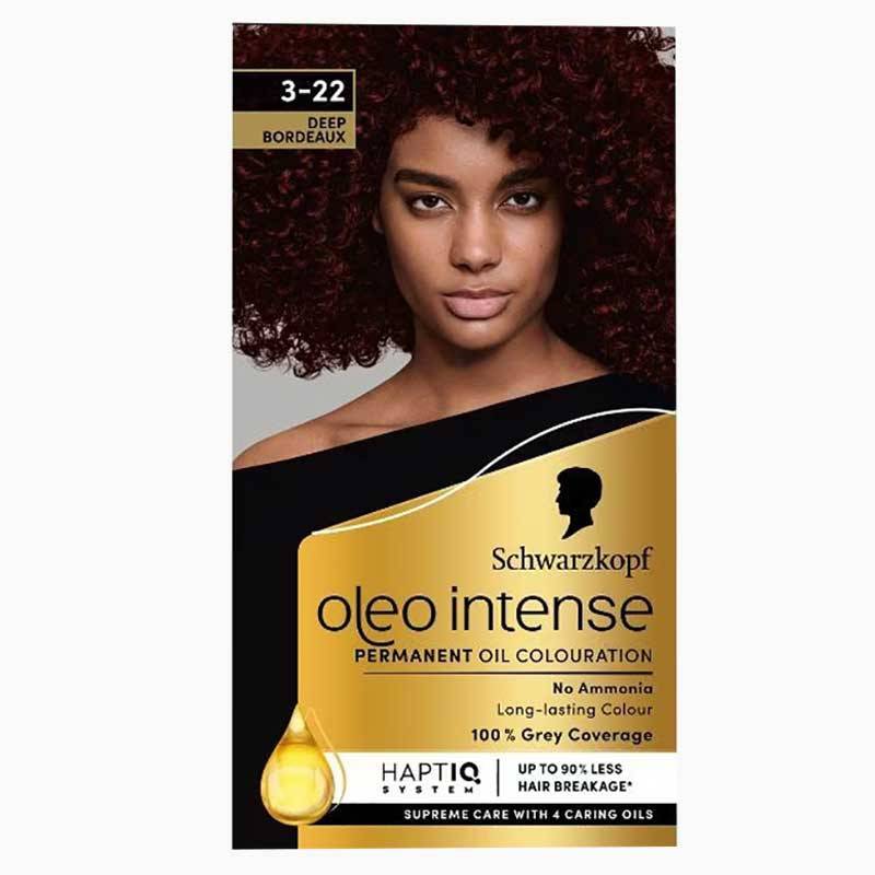 Schwarzkopf Oleo Intense Permanent Oil Colouration 3-22 Deep Bordeaux
