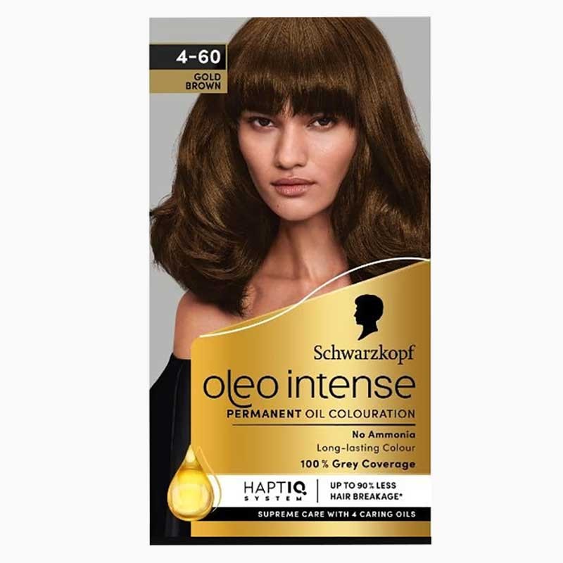 Schwarzkopf Oleo Intense Permanent Oil Colouration 4-60 Gold Brown