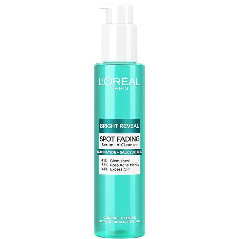 Loreal Bright Reveal Spot Fading Serum In Cleanser