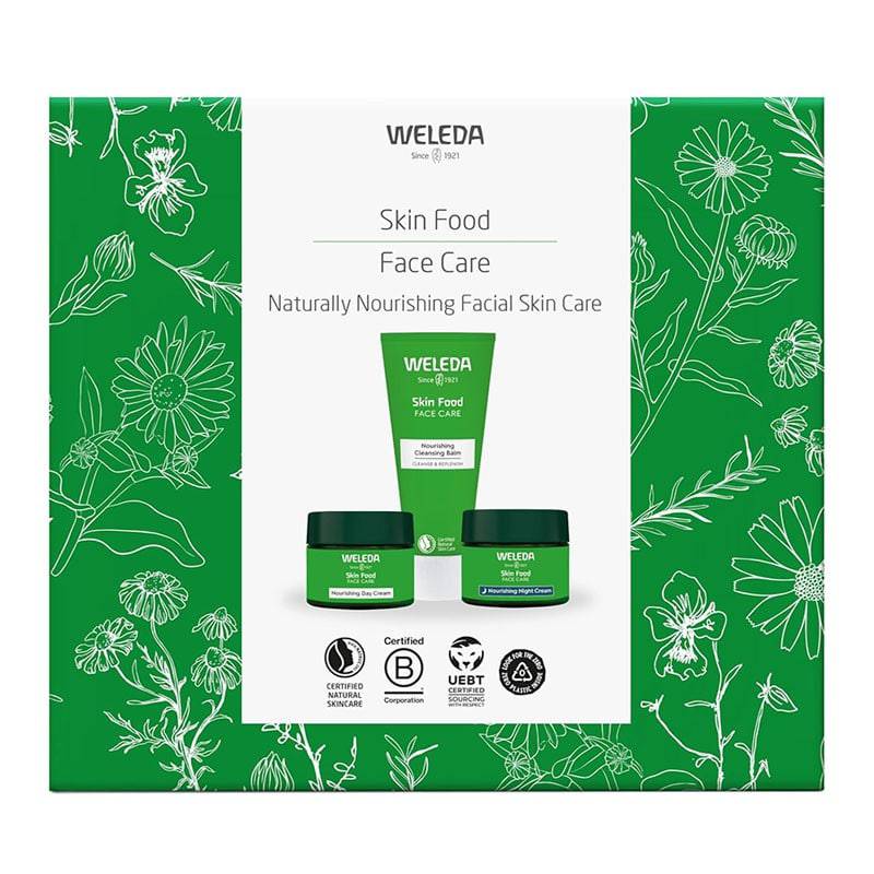 Coffret cadeau de soins du visage Weleda Skin Food