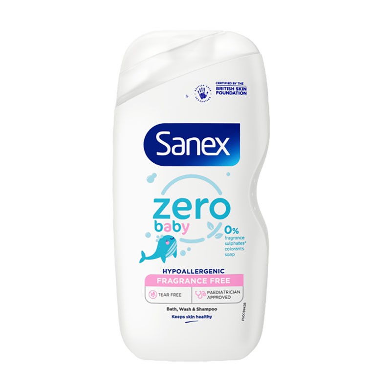 Sanex Zero Percentage Baby 3 In 1 Bath