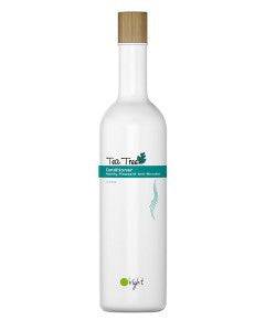 Oright Tea Tree Conditioner bottle with green label, showcasing the natural hair care product for scalp and hair nourishment.