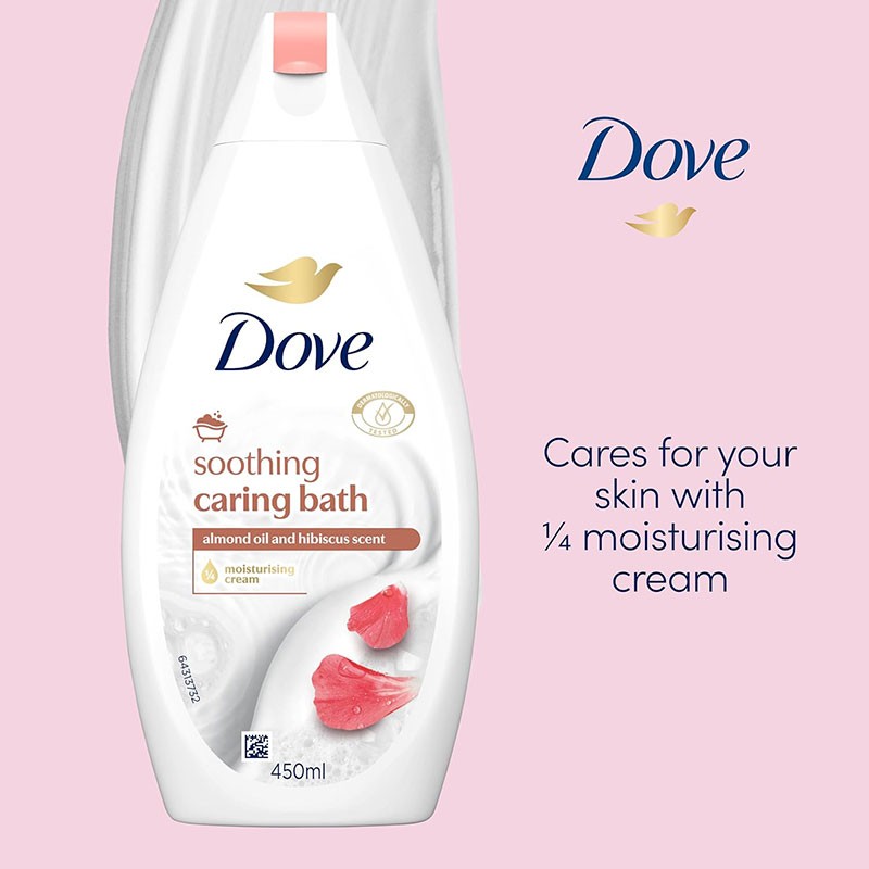 Dove Almond & Hibiscus Soothing Caring Bath Soak