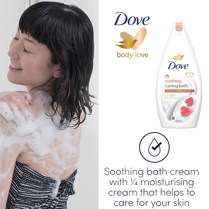 Dove Almond & Hibiscus Soothing Caring Bath Soak