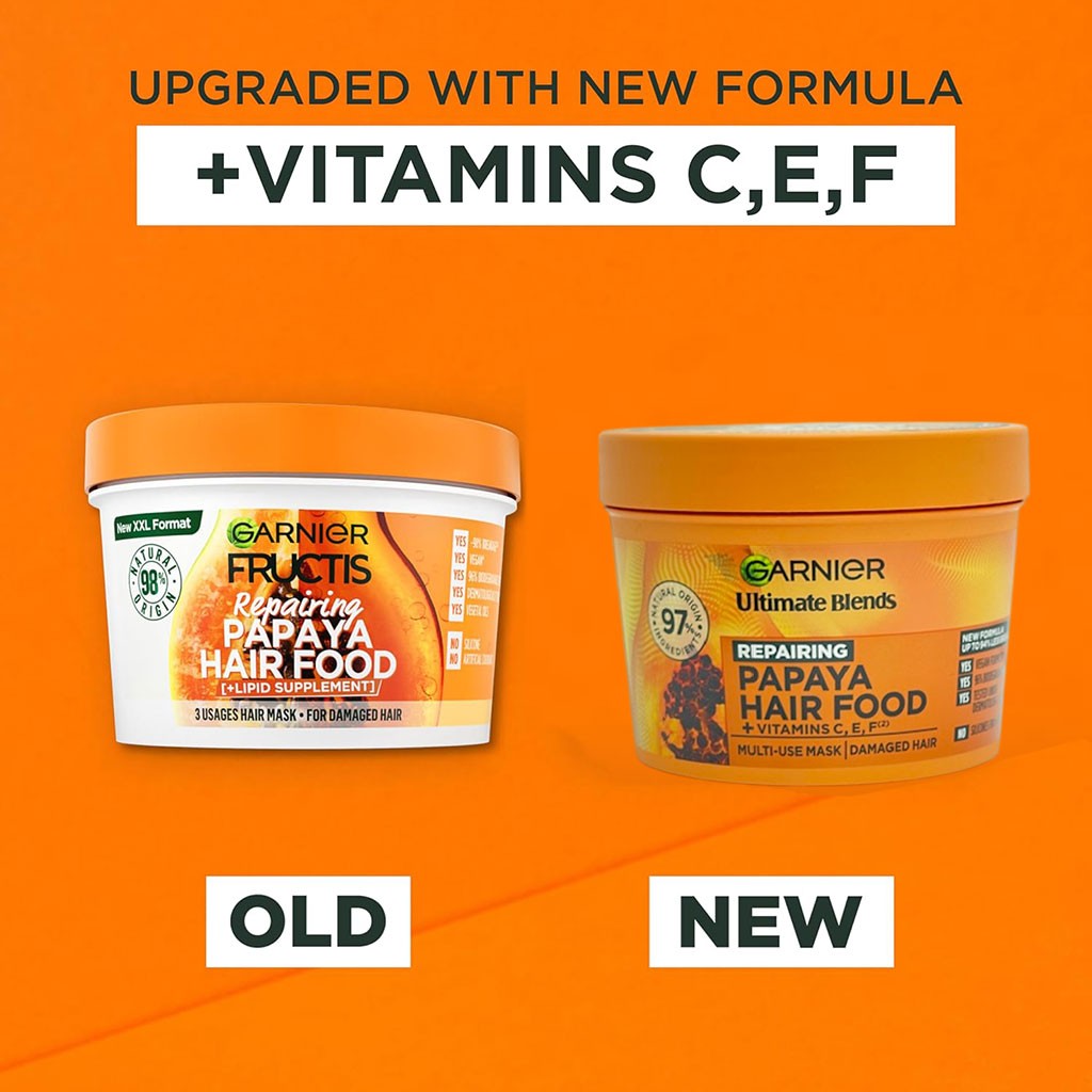 Ultimate Blends Repairing Hair Food Papaya 3 In 1 Hair Mask