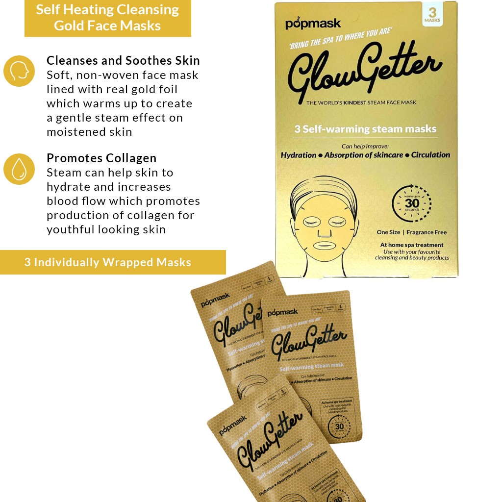 Pop Mask Glow Getter 3 Self-Warming Steam Mask