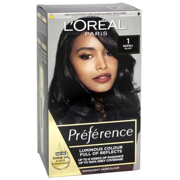 Loreal Paris Preference Hair Color 1 Napoli Black