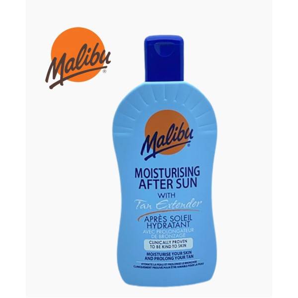 Après-soleil hydratant Malibu avec prolongateur de bronzage