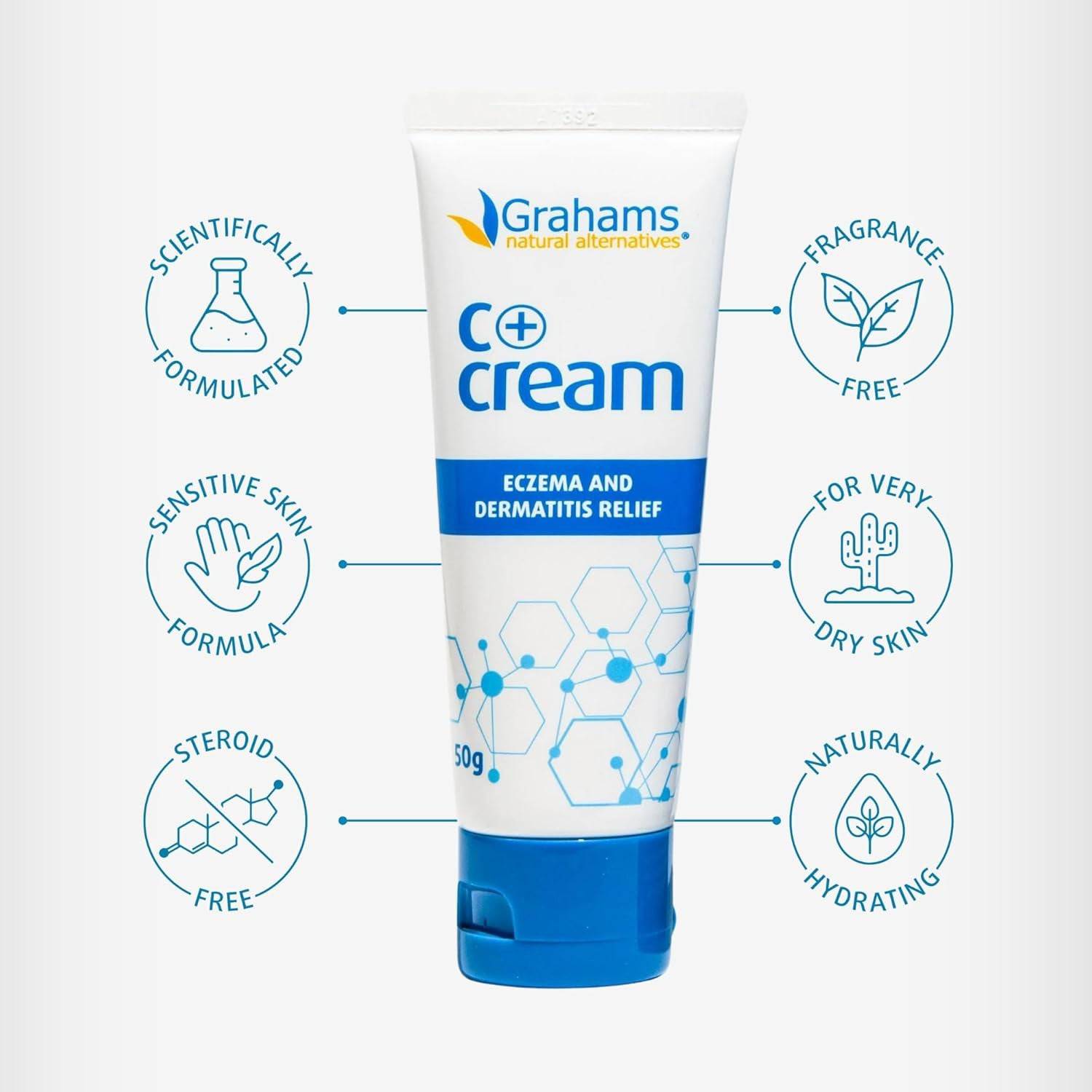 Grahams Natural Skin C+ Eczema & Dermatitis Relief Cream