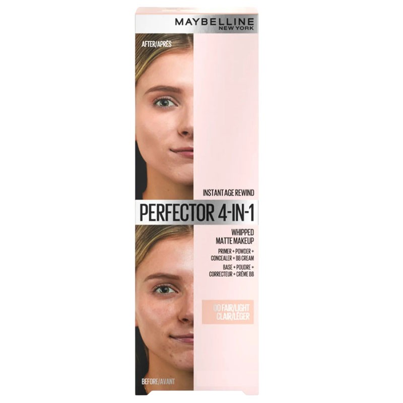 Maybelline Instant Anti Age Perfector 4 IN 1 Whipped Matte Makeup - 00 Fair