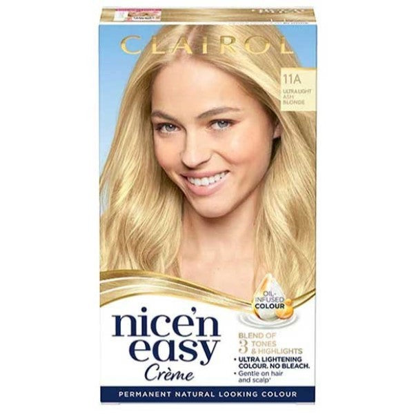 Nice N Easy Crème Coloration Permanente 11A Blond Cendré Ultra Clair