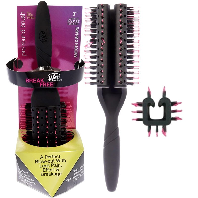 Wet Brush Pro Smooth And Shape Round Brush (Large Square Barrel)