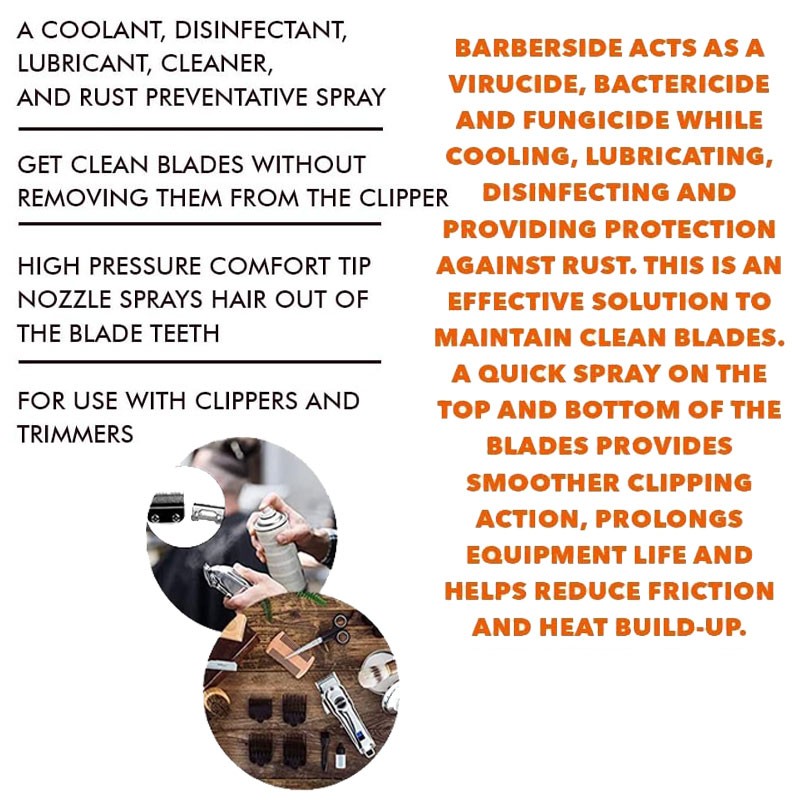 Ican London Barber Side Hair Clipper Spray