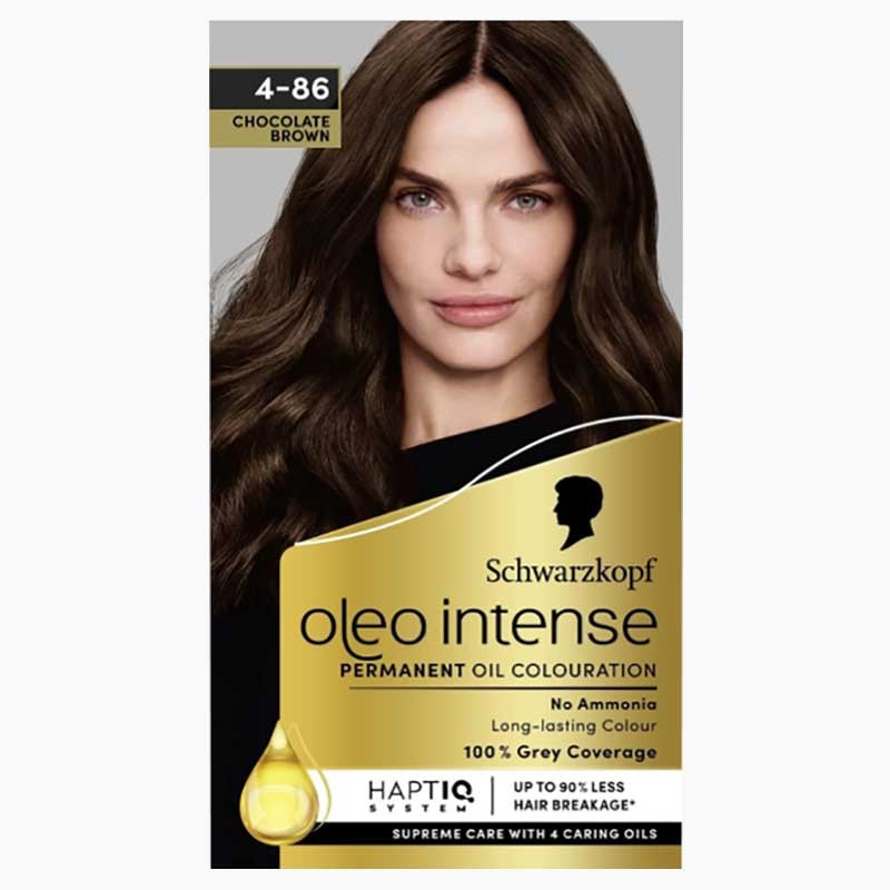 Schwarzkopf Oleo Intense Permanent Oil Colouration - 4 86 Chocolate Brown