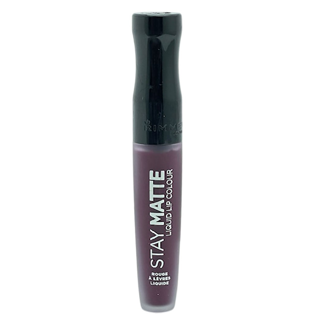 RimmelStayMatteLiquidLipColour800Midnight1