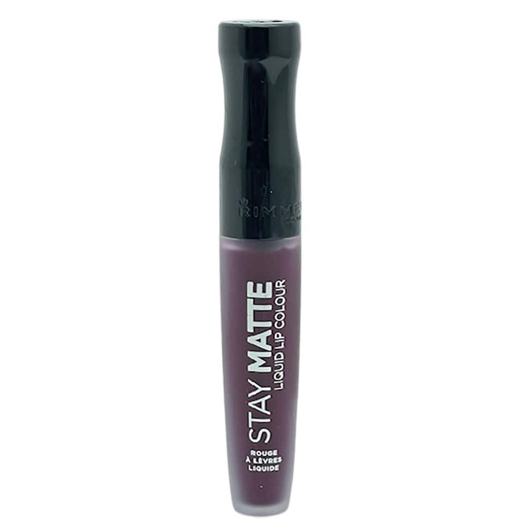 RimmelStayMatteLiquidLipColour800Midnight1