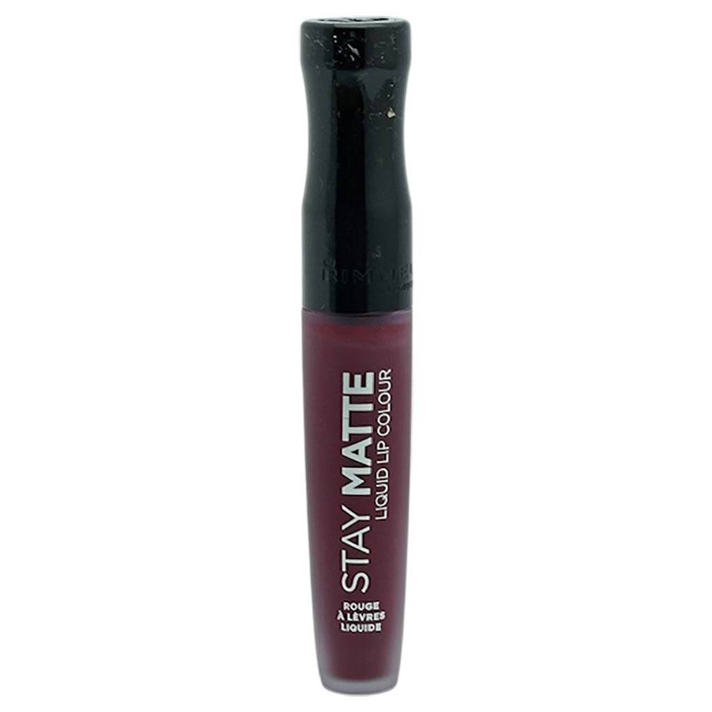 RimmelStayMatteLiquidLipColour810PlumThisShow1