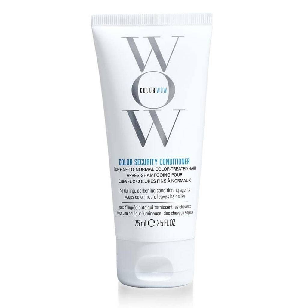 Color Wow Color Security Conditioner for fine to normal hair, smooths and nourishes with a lightweight formula.
