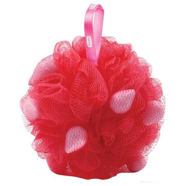 Poussette de bain avec morceaux de savon à la fraise