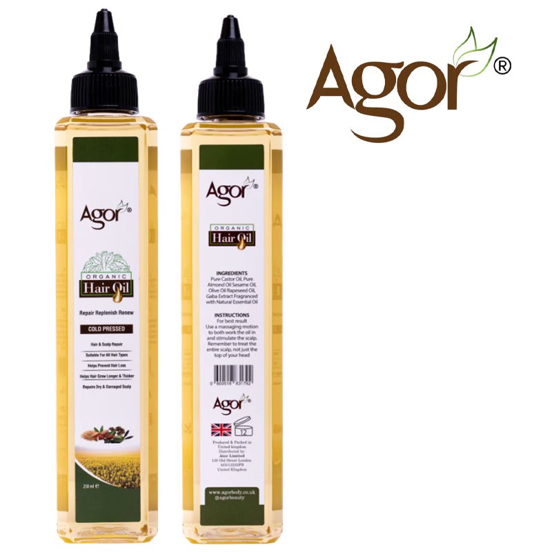 Agor Organic Cold Pressed Hair Oil