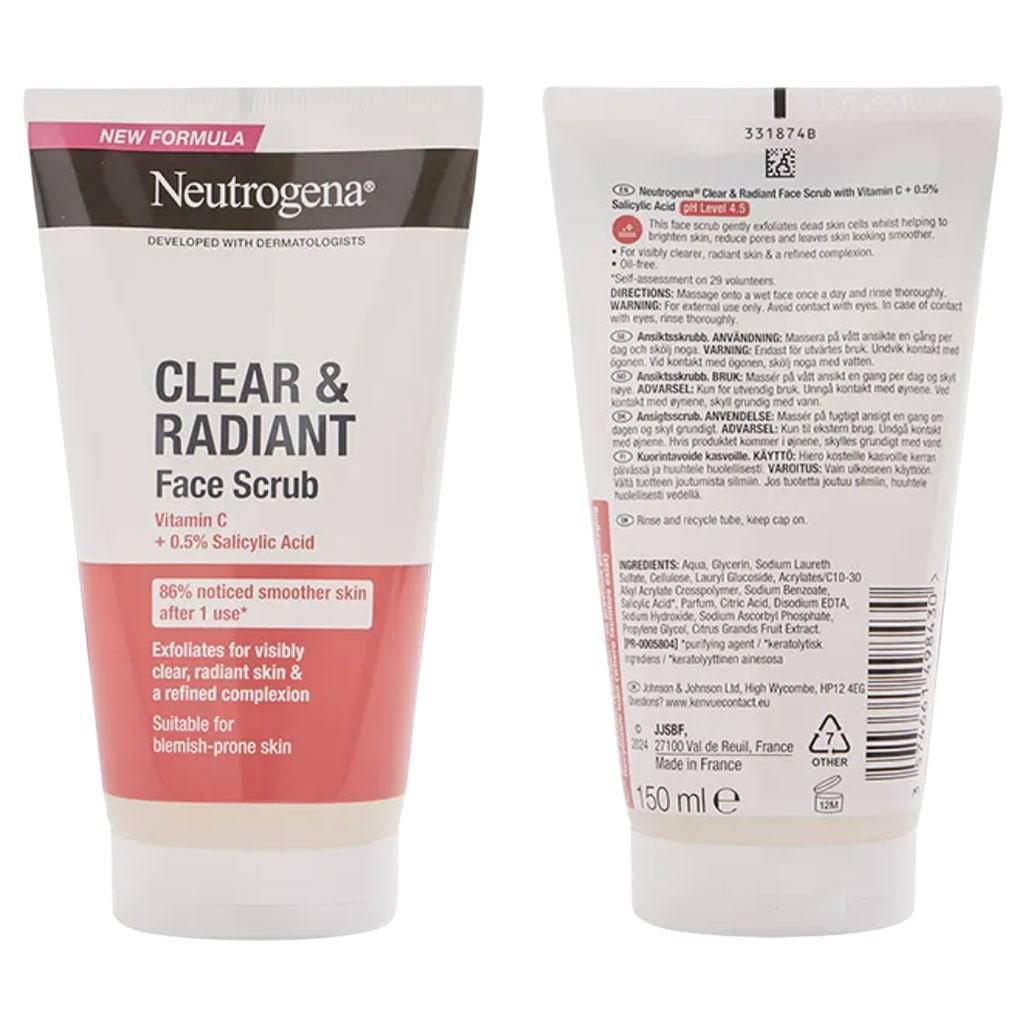 Neutrogena Clear And Radiant Face Scrub