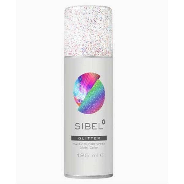 Spray capillaire multicolore à paillettes Sibel