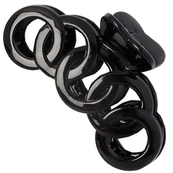 Circles Design Black Clamp 8144