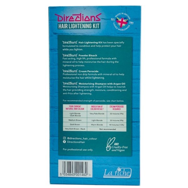 Directions Hair Lightening Kit 40 Vol