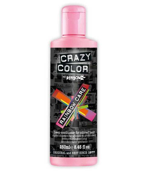 Renbow Crazy Color Rainbow Care Deep Conditioner for colored hair, creamy conditioner in a jar with rainbow branding.
