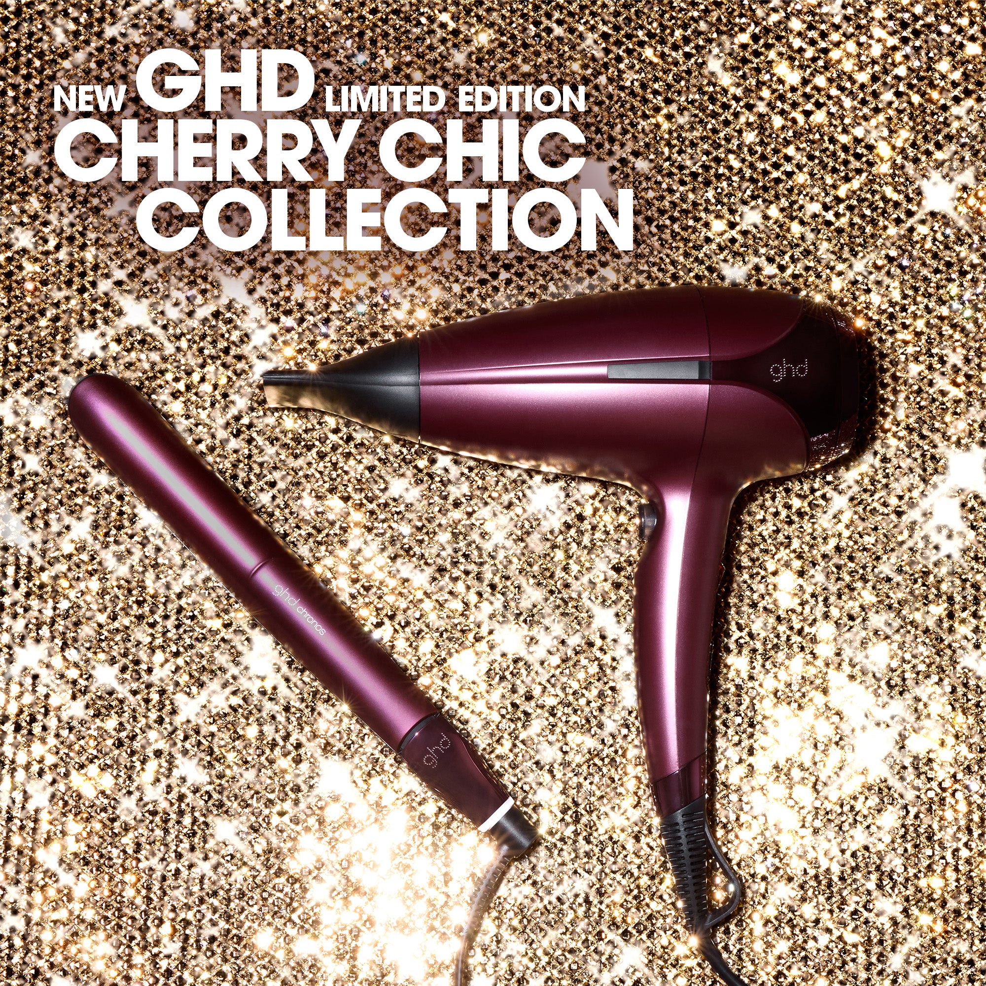 GHD Deluxe Set Chronos Professional HD Motion Responsive Helios Hair Dryer