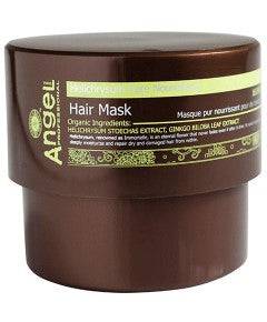Angel En Provence Angel Helichrysum Nourishing Hair Mask in a jar, showcasing rich, creamy hair moisturizer for healthy shine.