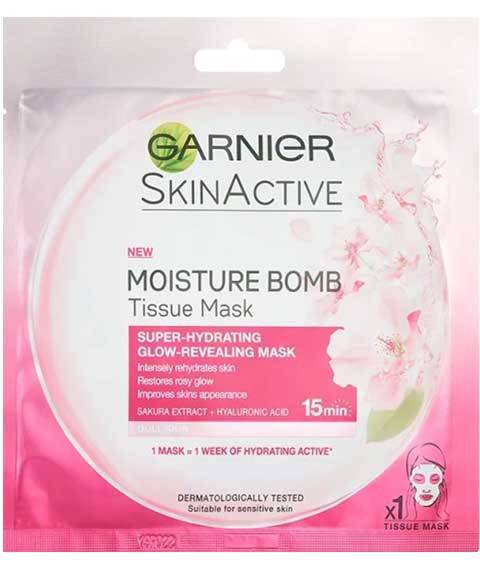 Skin Active Moisture Bomb Glow Revealing Tuchmaske