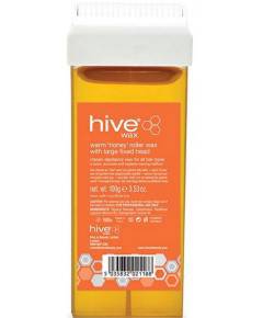 Hive Warm Honey Roller Wax with large fixed head for smooth, effective hair removal application.