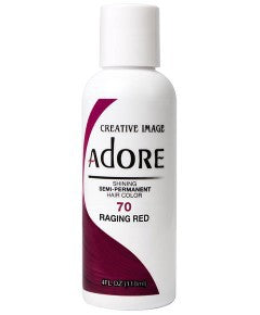 Creative Image Adore Shining Semi-Permanent Hair Color in Raging Red, vibrant red hair dye for bold, shiny hair.