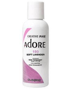 Creative Image Adore Shining Semi Permanent Hair Color in Soft Lavender, vibrant purple hair dye for bold, colorful hair.