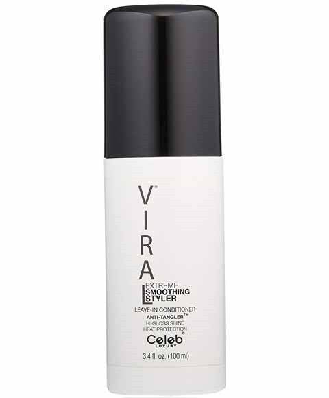Celeb Luxury Extreme Smoothing Styler Leave-In Conditioner in a bottle, designed for smoothing and conditioning hair.