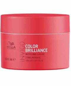 Wella Invigo Color Brilliance Vibrant Color Mask for normal hair, a moisturizing hair treatment with vibrant color enhancement.