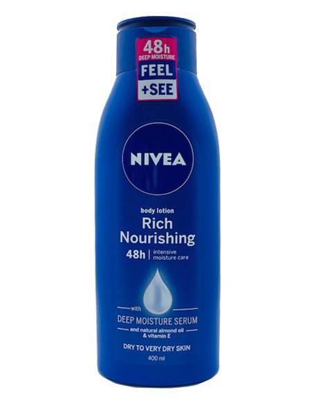 Crème hydratante nourrissante pour le corps Nivea Body Rich