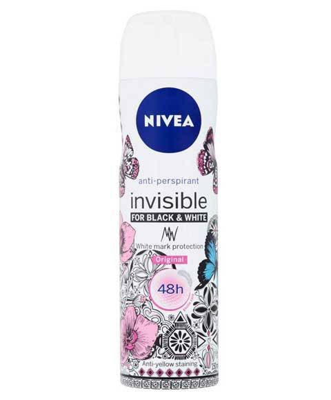 Anti Perspirant Invisible For Black & White Deodorant Spray