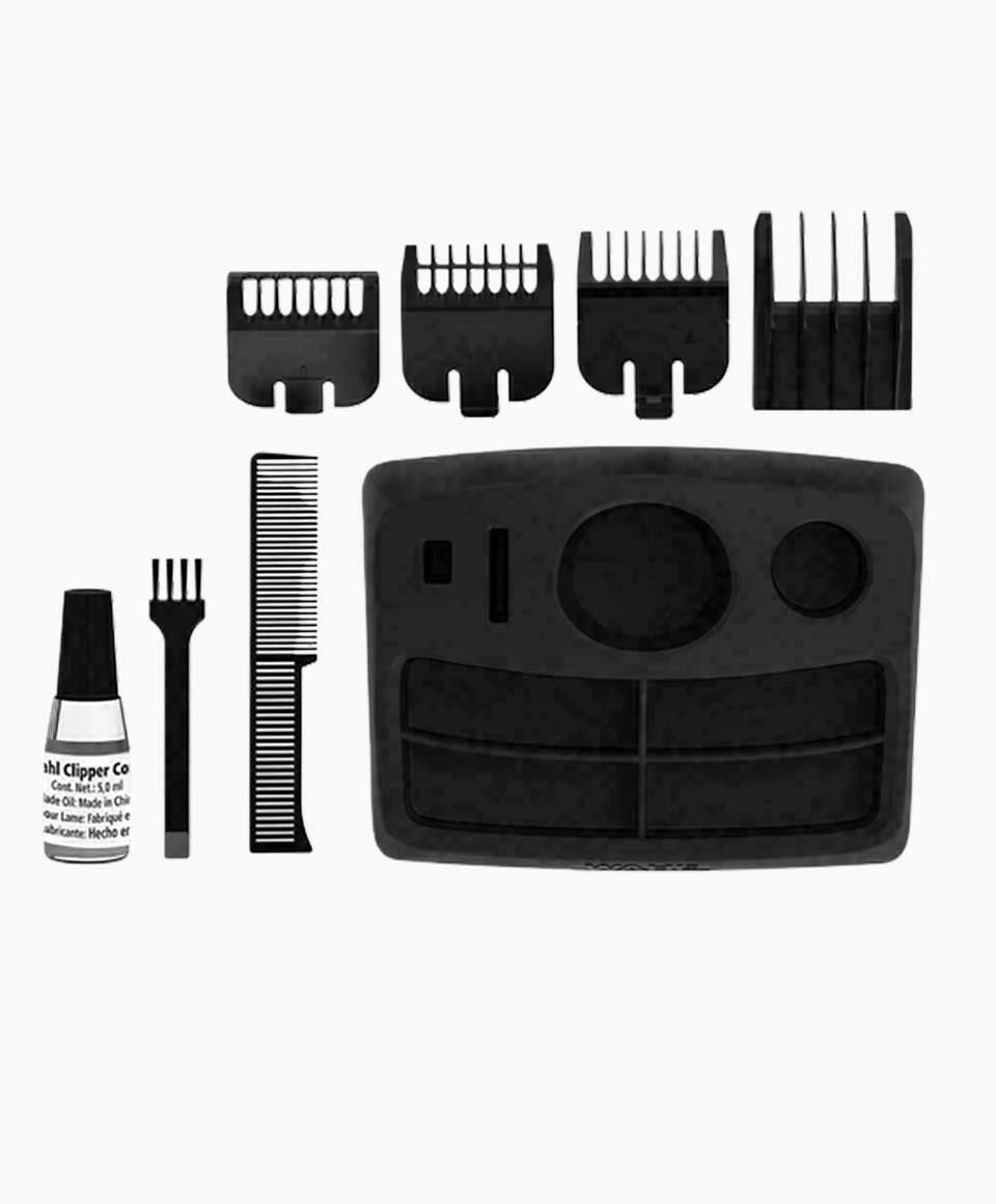 Groom Ease Rechargeable Stubble And Beard 9 Piece Kit