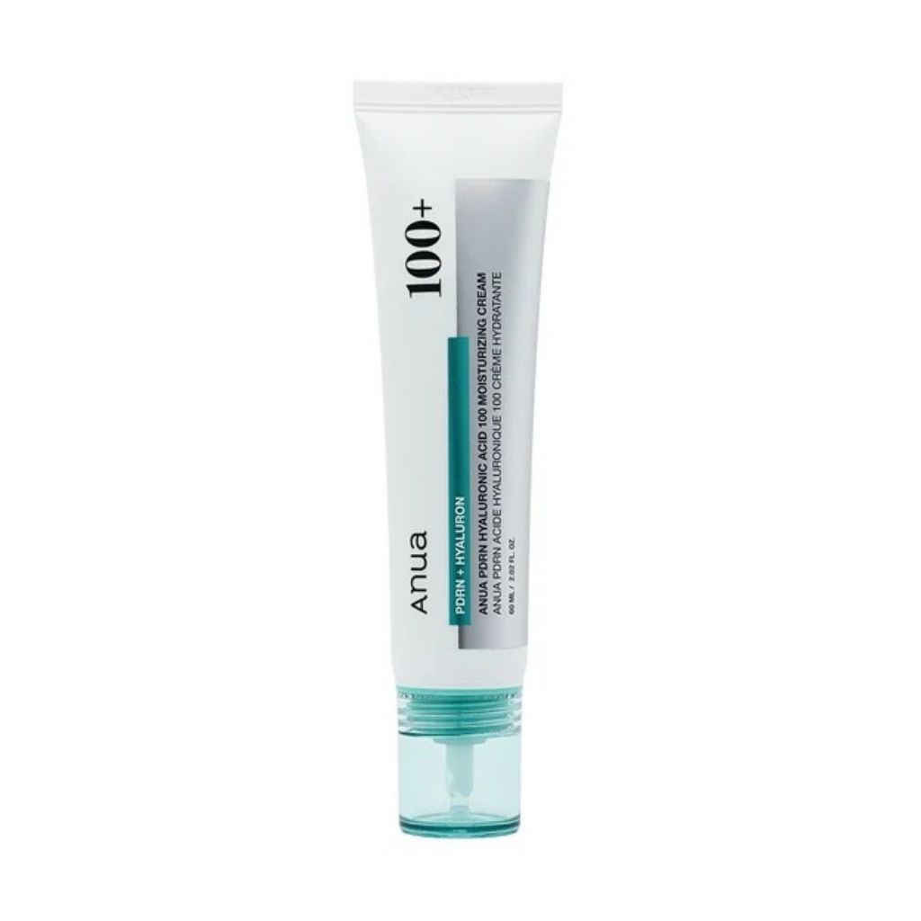 Anua PDRN Hyaluronic Acid 100 moisturizing cream jar for hydrated skin