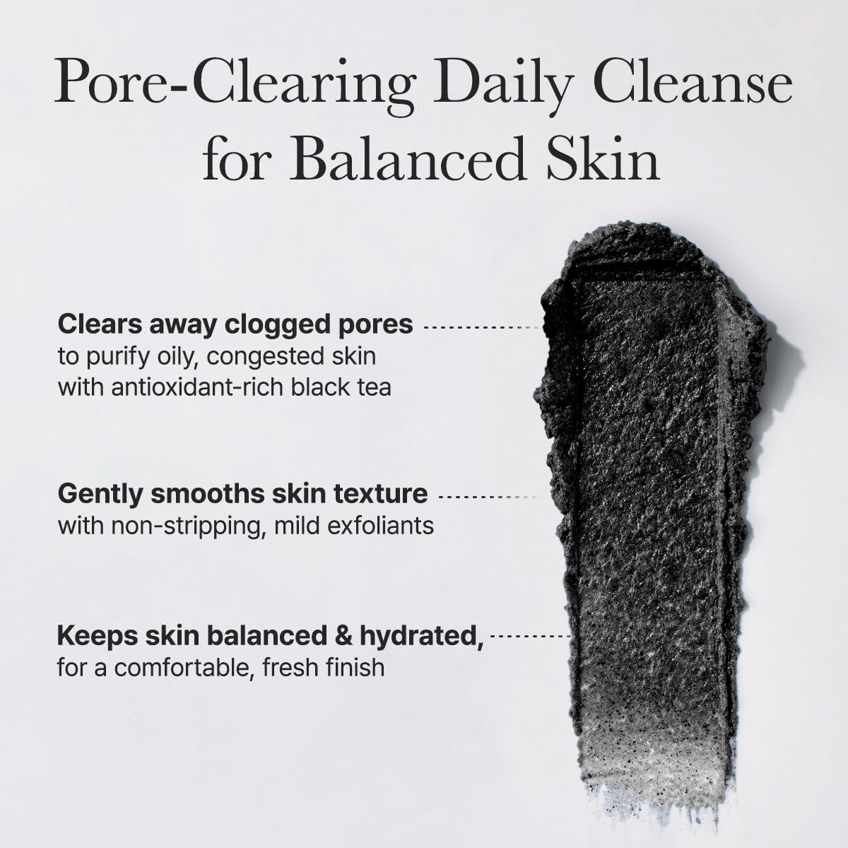 Arencia Black Tea Rice Mochi Cleanser