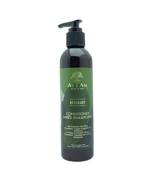 As I Am Rosemary Conditioner bottle with label, nourishing hair conditioner for natural hair care in a sleek plastic bottle.