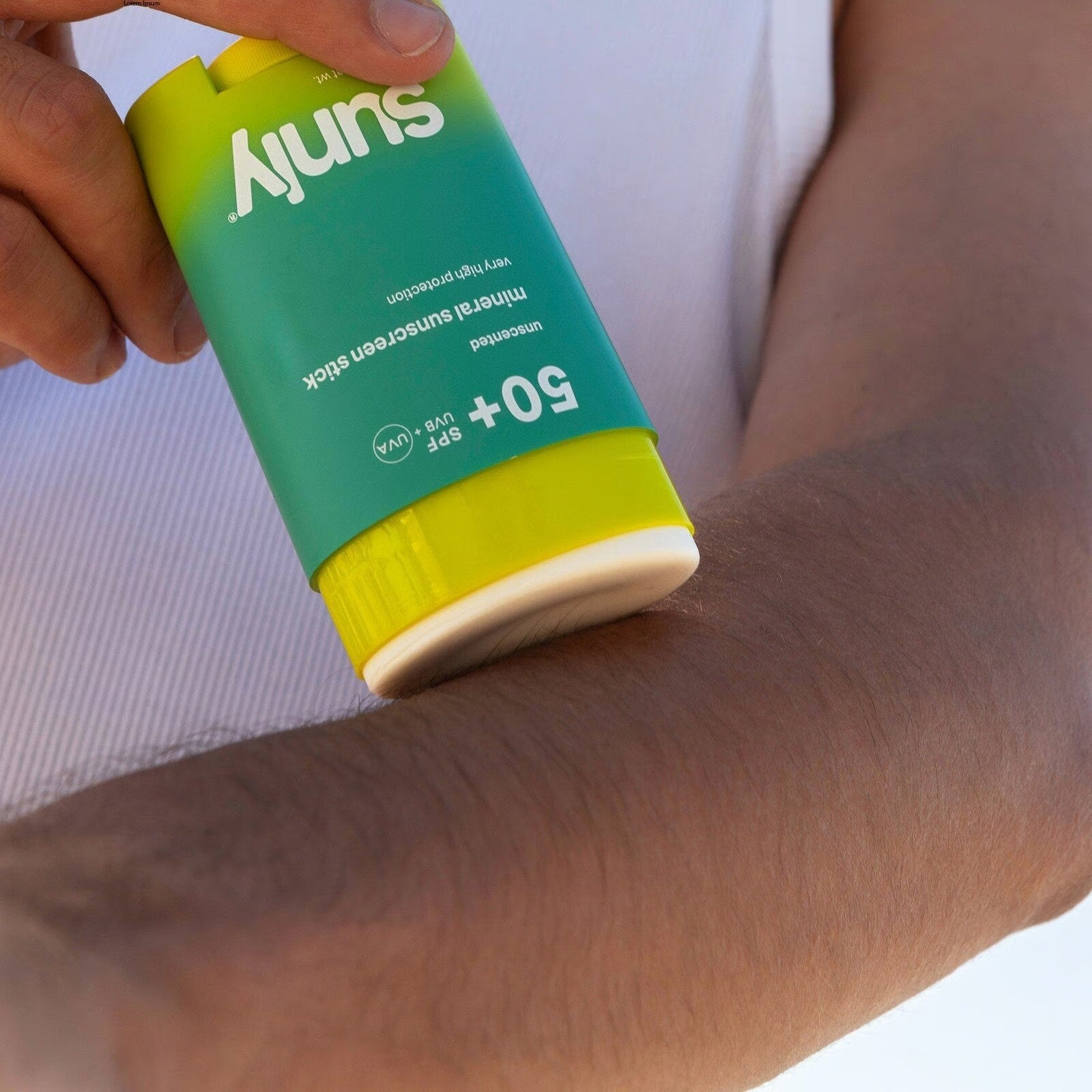 Attitude Sunly Unscented Mineral Sunscreen Stick SPF50