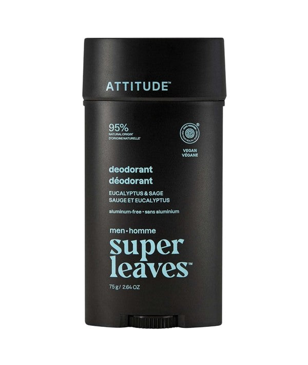 Attitude Super Leaves Men Eucalyptus And Sage Deodorant Stick
